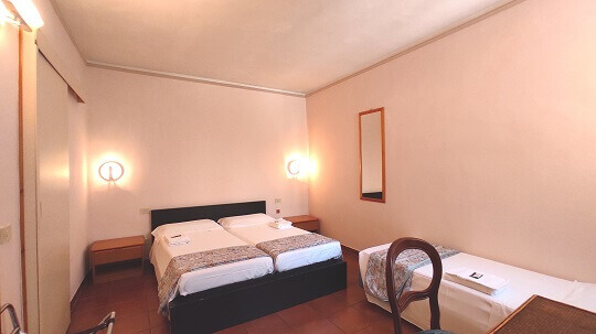 economy triple room images hotel rita major florence