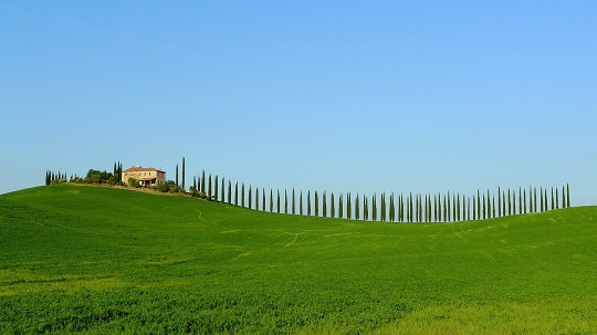 immagine panoramica chianti toscana italia